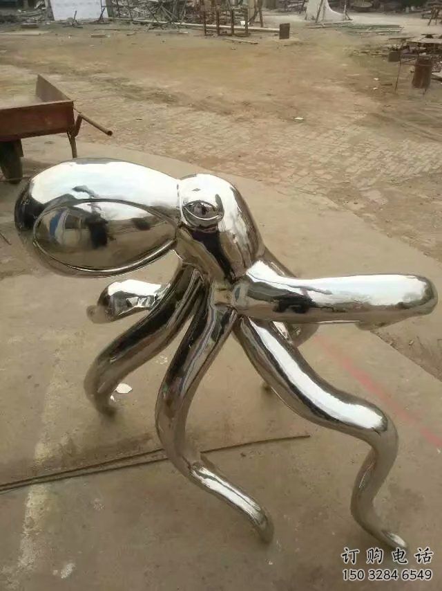 不銹鋼八爪魚雕塑廠家 生物景觀類 八爪魚雕塑制作