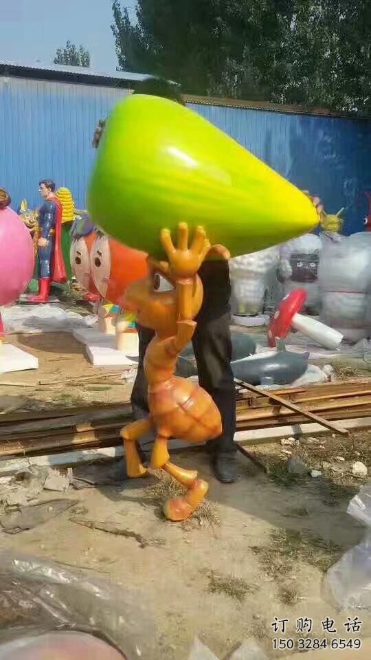 卡通螞蟻雕塑廠家 藝術小品 訂制卡通螞蟻雕塑廠家