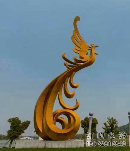 金鳳凰雕塑廠家 瑞鳥雕塑品 提供金鳳凰雕塑供應(yīng)商