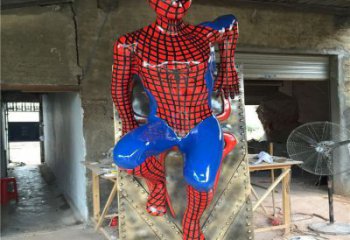 蜘蛛俠雕塑廠家 影視劇人物 大型蜘蛛俠雕塑價格