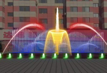 水景火焰噴泉廠家 高低水柱音符結(jié)合系列