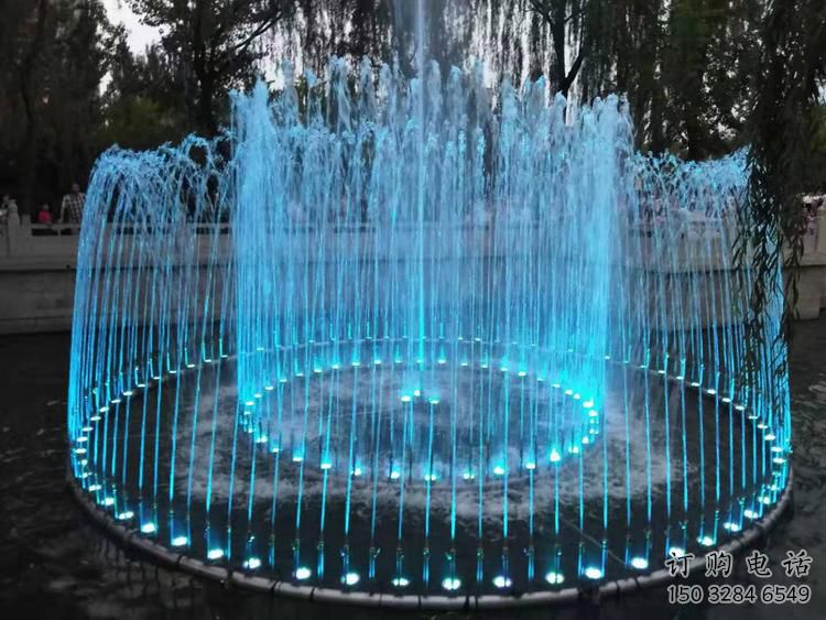 水景音色噴泉雕塑廠家 疊泉跳動方式