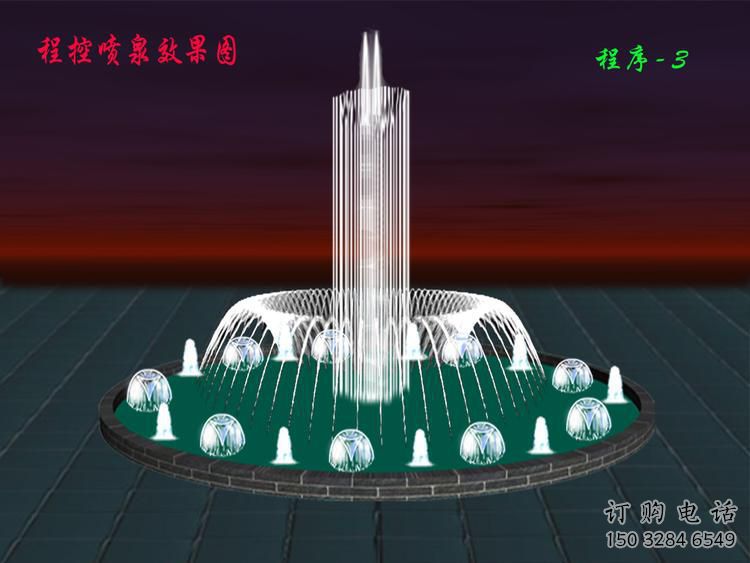 水景瀑布噴泉雕塑廠家 潛水泵循環供水