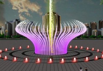 水景水體噴泉雕塑廠家 靜動結合水景配置