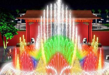 水景表演噴泉雕塑廠家 表演播放系統配置