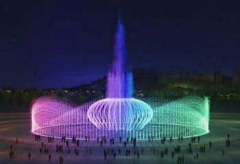 水景浮動噴泉雕塑廠家  程控編碼系統