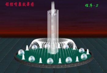 水景瀑布噴泉雕塑廠家  潛水泵循環(huán)供水