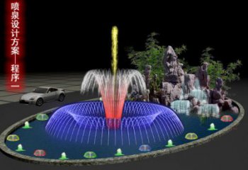 水景擺動噴泉雕塑廠家 自由搖擺設計概念