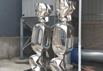 糖果雕塑 不銹鋼糖果雕塑廠家 