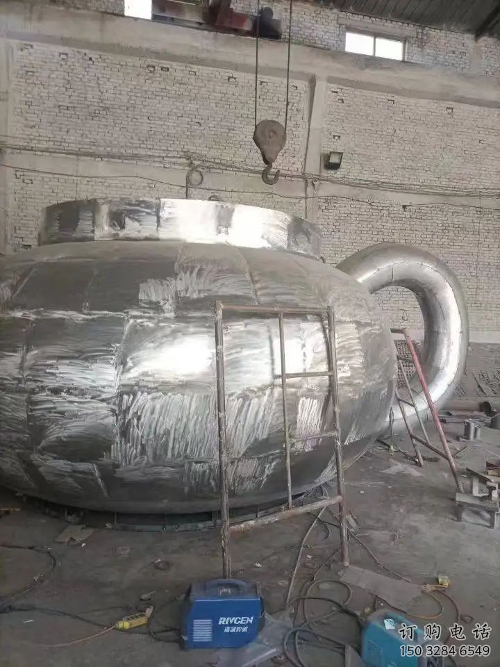 不銹鋼天壺雕塑 金屬天壺雕塑廠家