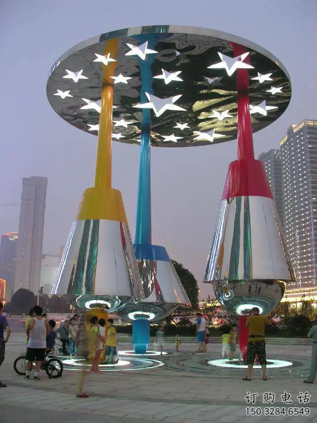 升華雕塑 廣場(chǎng)景觀雕塑 不銹鋼升華雕塑