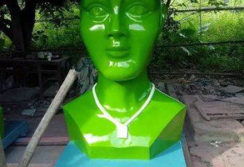 人頭雕塑廠家 現(xiàn)代人物擺件 不銹鋼現(xiàn)代人頭雕塑