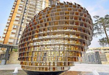 方格球雕塑廠家 塔羅設(shè)計(jì) 不銹鋼方格球雕塑