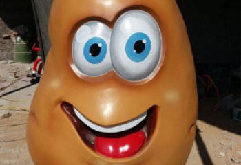 土豆雕塑 農村果蔬雕塑 卡通土豆雕塑廠家