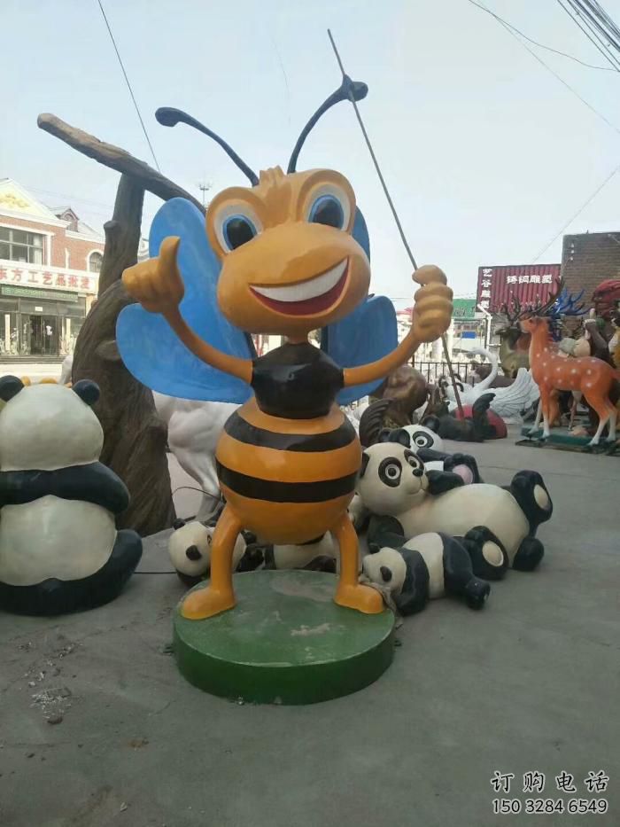 幼兒園螞蟻雕塑廠家 卡通噴漆小品 室內異形螞蟻雕塑