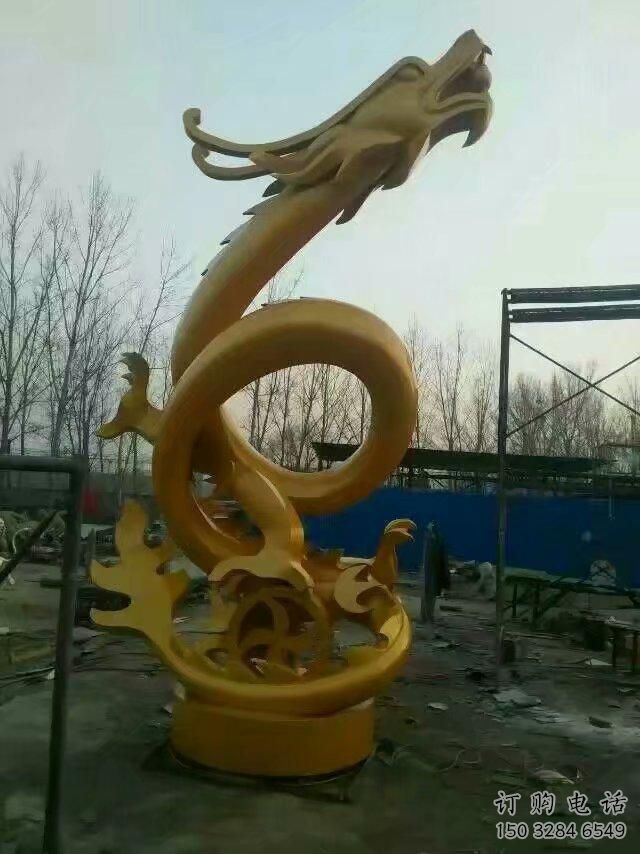 草地龍雕塑廠家 公園戶外小品 大型異形龍雕塑