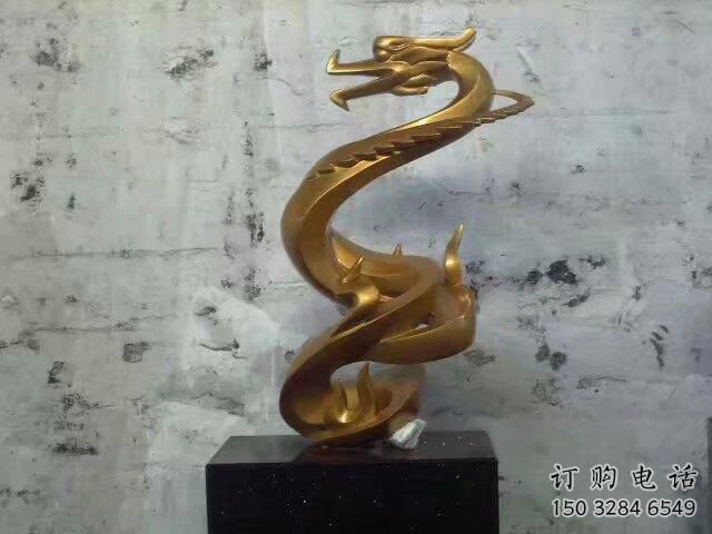 玄關龍雕塑廠家 創(chuàng)意擺件 別墅區(qū)仿古龍雕塑
