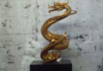 玄關龍雕塑廠家 創(chuàng)意擺件 別墅區(qū)仿古龍雕塑