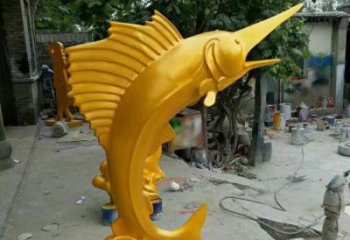 戶外魚兒雕塑廠家 海洋賓館小品 酒店仿真魚兒雕塑