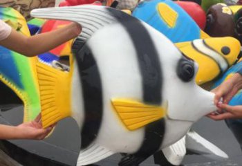 游樂場魚兒雕塑廠家 海洋賓館擺件 戶外卡通魚兒雕塑