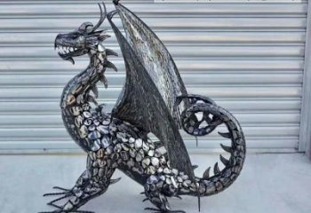抽象恐龍雕塑廠家 創意村口擺件 玄關創意恐龍雕塑