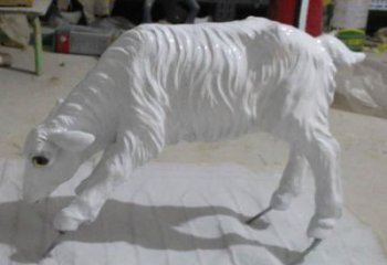 幼兒園山羊雕塑廠家 卡通噴漆小品 室內(nèi)異形山羊雕塑