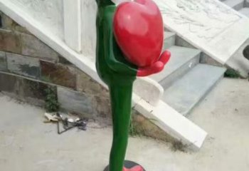 幼兒園青蛙雕塑廠家 卡通噴漆小品 戶外異形青蛙雕塑