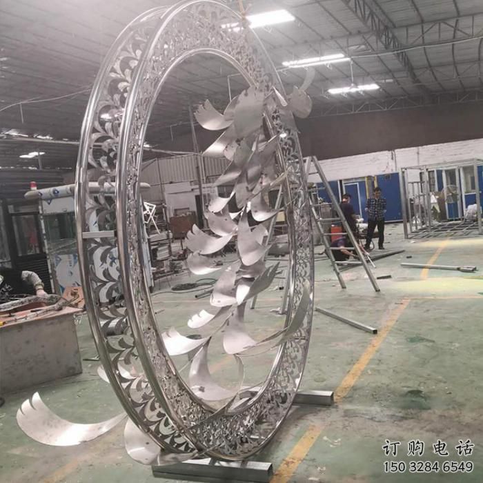 鏡面海燕雕塑廠家 現(xiàn)代創(chuàng)意擺件 游樂場異形海燕雕塑