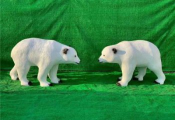 烤漆狗熊雕塑廠家 海洋賓館擺件 戶外抽象狗熊雕塑