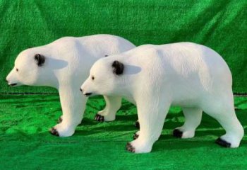 街道狗熊雕塑廠家 創意村口小品 戶外仿真狗熊雕塑