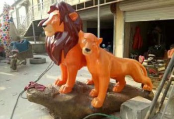 室內(nèi)雄獅雕塑廠家 大型風(fēng)景區(qū)小品 步行街仿真雄獅雕塑
