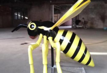 公園蜜蜂雕塑廠家 中式烤漆小品 風景區仿真蜜蜂雕塑