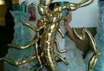 電鍍蝎子雕塑廠家 大型仿真擺件 風(fēng)景區(qū)戶外蝎子雕塑