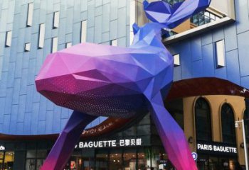 切面金魚雕塑廠家 現(xiàn)代抽象擺件 商場切面金魚雕塑