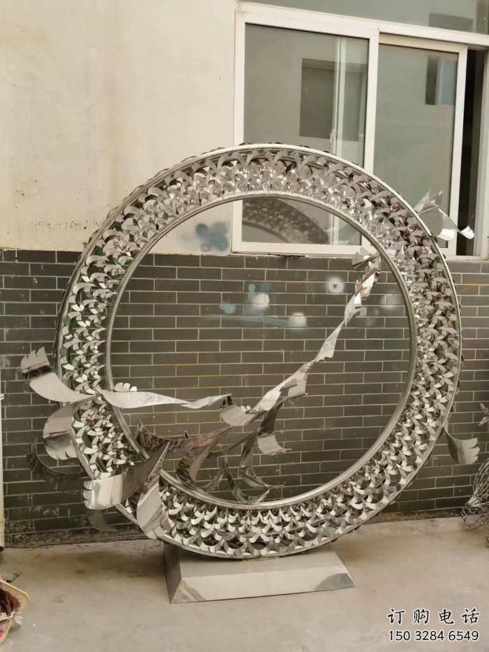 啞光飛燕雕塑廠家 大型剪影擺件 風景區仿真飛燕雕塑