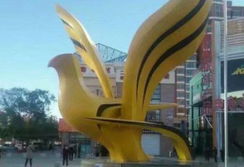 噴漆飛鴿雕塑廠家 大型商業街擺件 步行街異形飛鴿雕塑