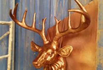 戶外羊頭雕塑廠家 現代創意小品 室內異形羊頭雕塑