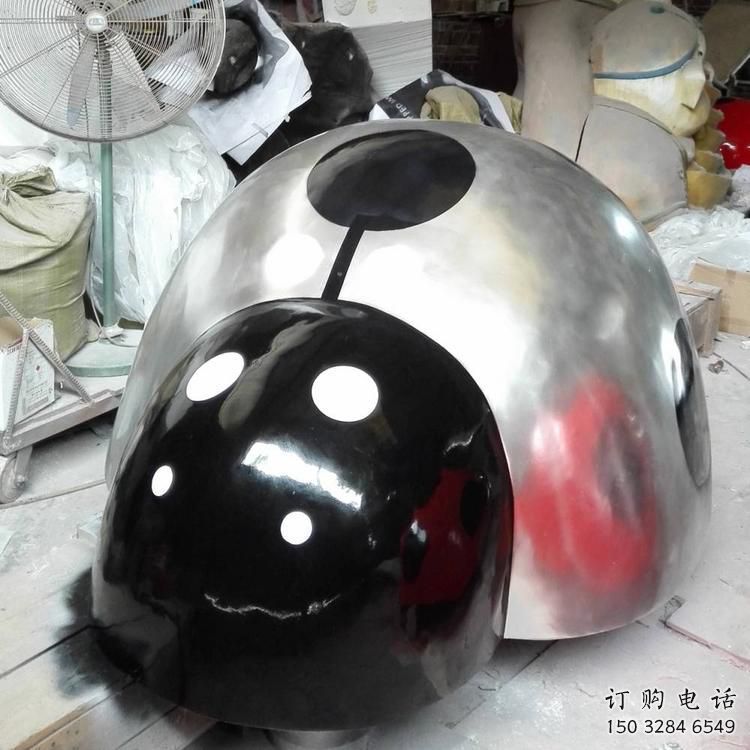 抽象甲殼蟲雕塑廠家 創(chuàng)意公園擺件 玄關(guān)彩繪甲殼蟲雕塑