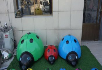 商場甲殼蟲雕塑廠家 中式戶外小品 酒店拉絲甲殼蟲雕塑