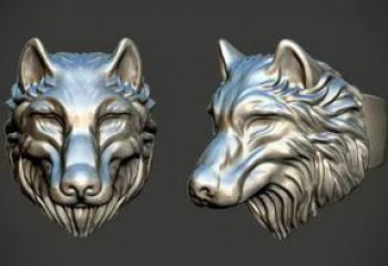 戶外狼頭雕塑廠家 現代創意小品 酒店拉絲狼頭雕塑
