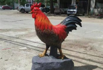 商業(yè)街小雞雕塑廠家 大型戶外擺件 步行街異形小雞雕塑