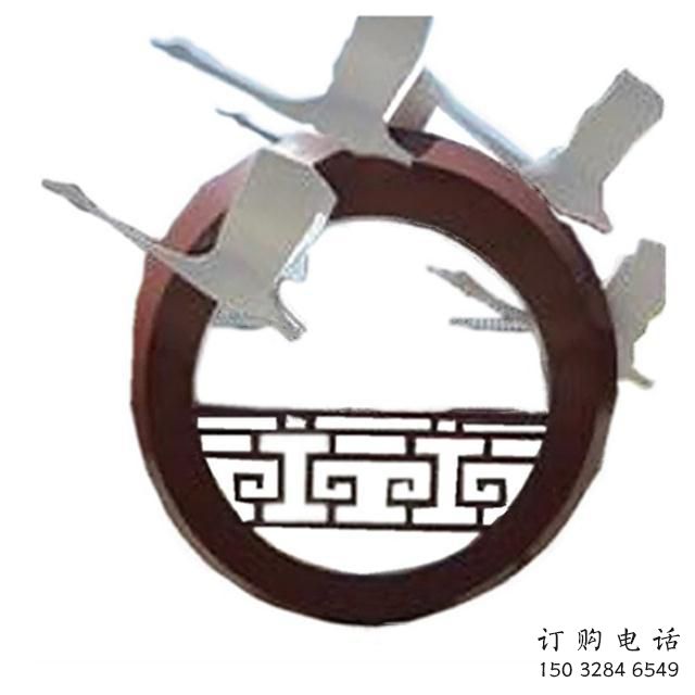 戶外鴻雁雕塑廠家 現(xiàn)代噴漆小品 游樂場異形鴻雁雕塑