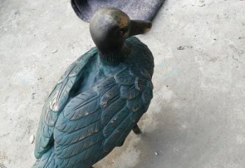 大門口鴨子雕塑廠家 歐式賓館擺件 風(fēng)景區(qū)仿古鴨子雕塑