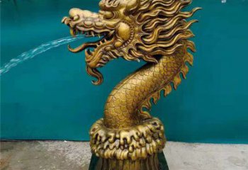 游樂場水龍雕塑廠家 海洋賓館擺件 戶外創(chuàng)意水龍雕塑
