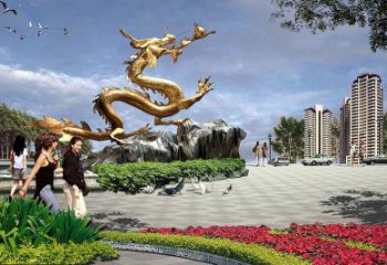 別墅水龍雕塑廠家 卡通噴漆小品 公園現(xiàn)代水龍雕塑