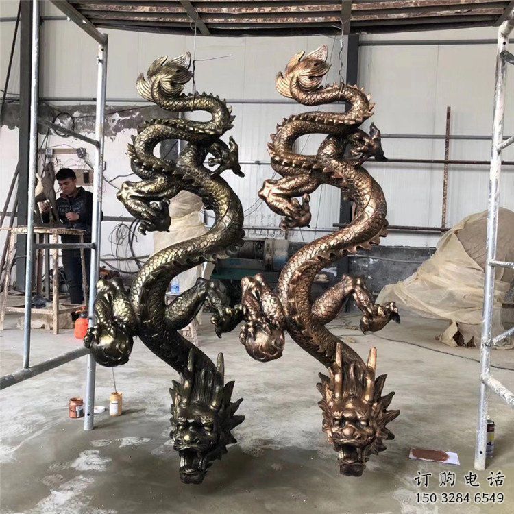 風(fēng)景區(qū)蛟龍雕塑廠家 中式室內(nèi)擺件 戶外仿古蛟龍雕塑