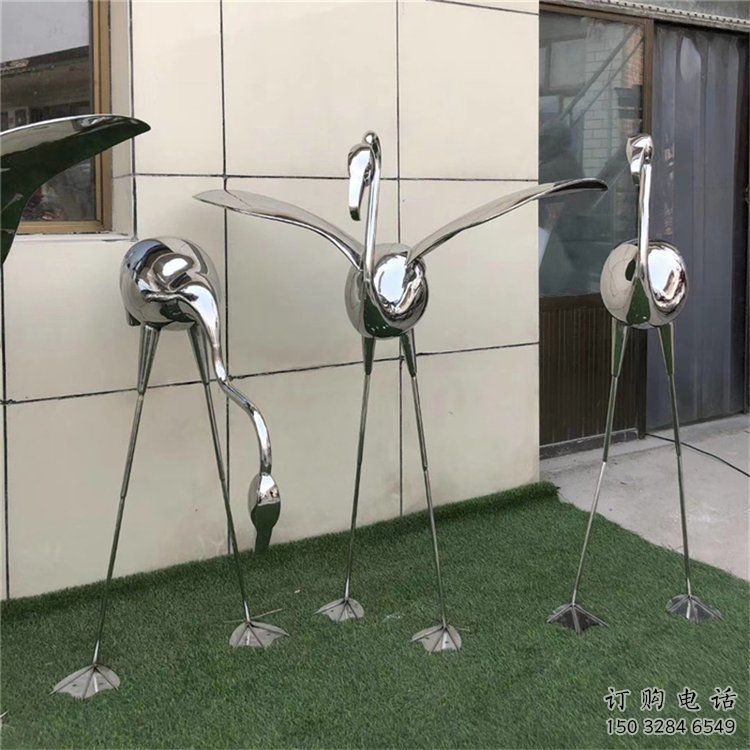 商場(chǎng)鴕鳥(niǎo)雕塑廠家 中式抽象小品 酒店拉絲鴕鳥(niǎo)雕塑