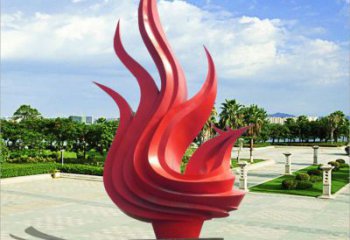 烤漆火鳳凰雕塑廠家 戶外現代擺件 廣場創意火鳳凰雕塑