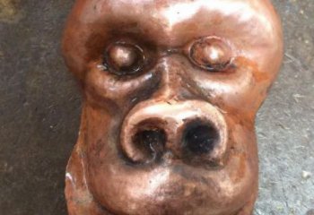 庭院大猩猩雕塑廠家 歐式仿真擺件 戶外噴漆大猩猩雕塑