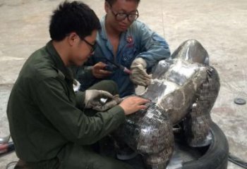 風景區大猩猩雕塑廠家 中式戶外擺件 大型仿古大猩猩雕塑